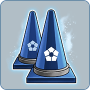 Movable Colored Cones