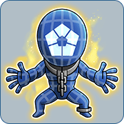 Powered-Up Blue Lock Man