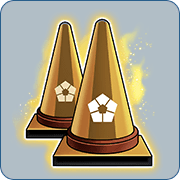 Movable Colored Cones GOLD