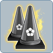 Movable Colored Cones BLACK